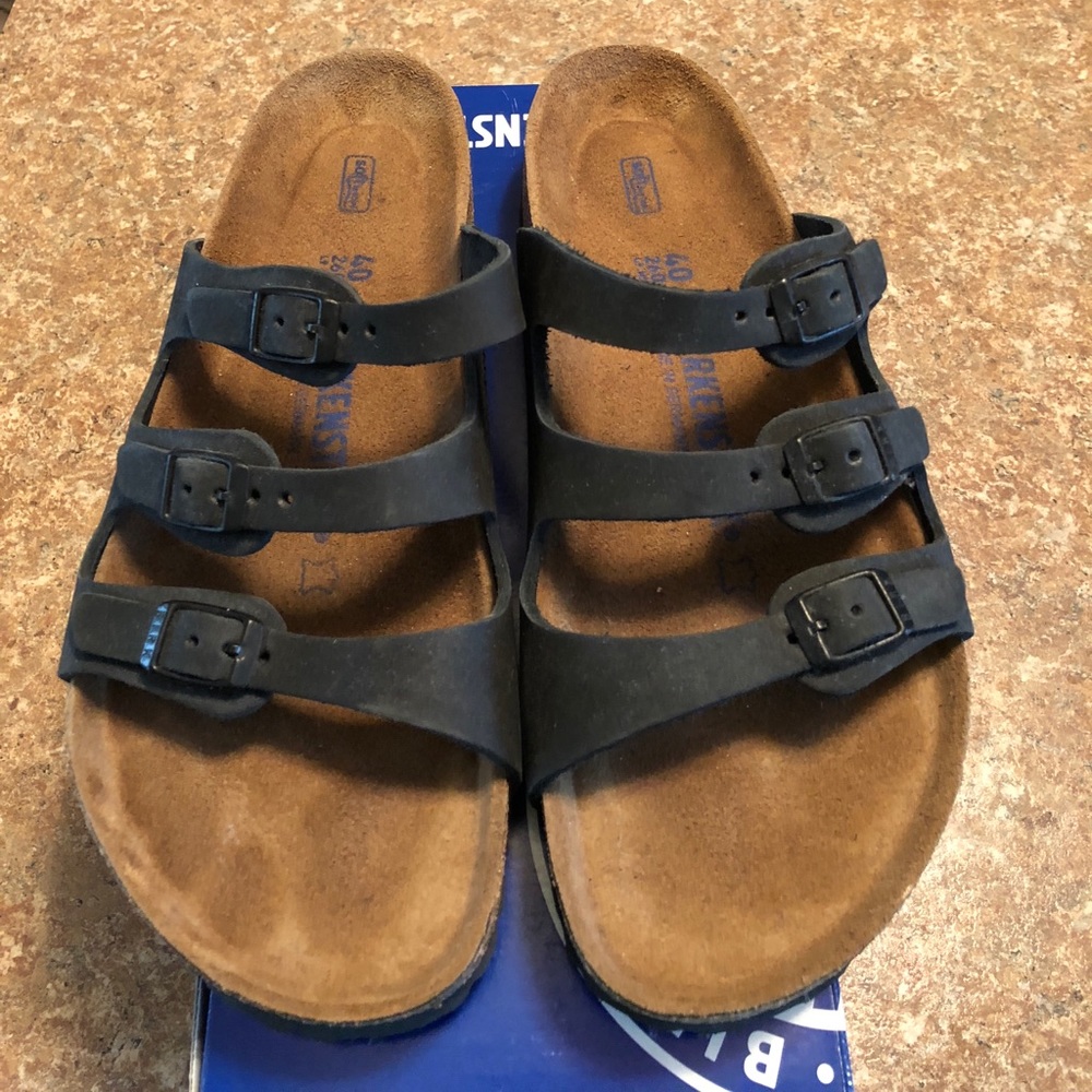 Birkenstock Florida Soft Footbed Sandals, sz 40